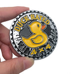 Duck Rated 4X4 Metal Badge