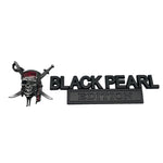 Black Pearl Pirate Kit Metal Car Emblem