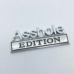 1PC Asshole Edition Emblem Fender Badge