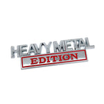 HEAVY METAL EDITION Car Badge Metal Emblem