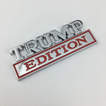 The Original TRUMP Edition Emblem Fender Badge