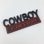 The Original COWBOY Edition Emblem Fender Badge